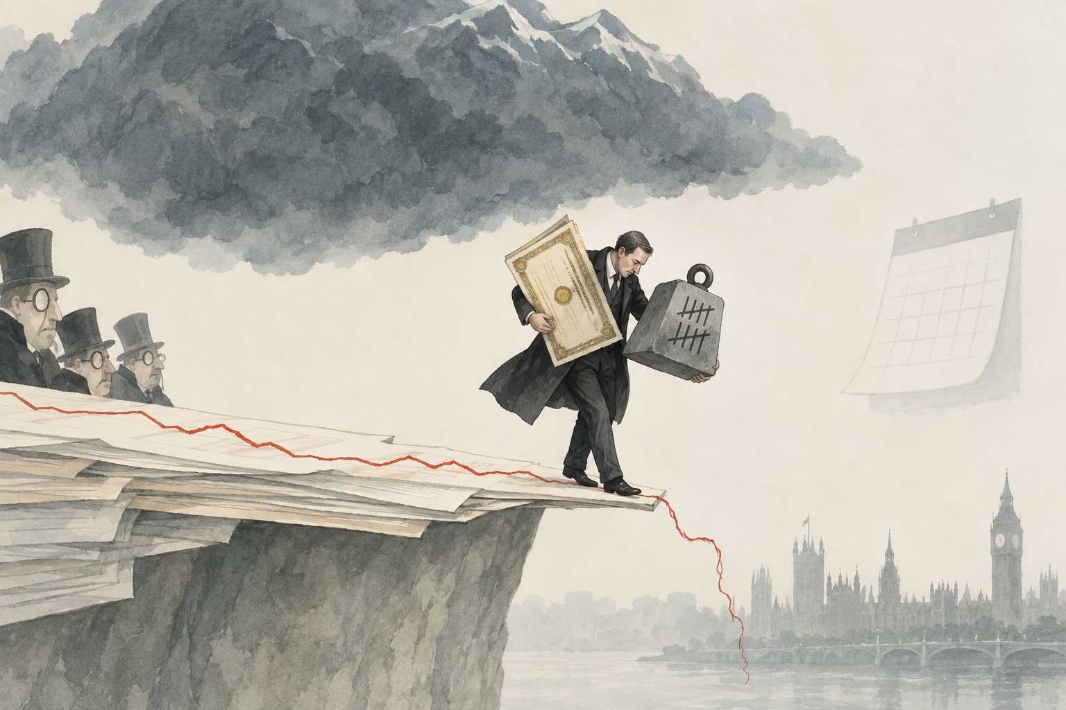UK Borrowing Overshoot Puts Gilt Market, Not Year-On-Year Progress, at Centre of Budget Debate