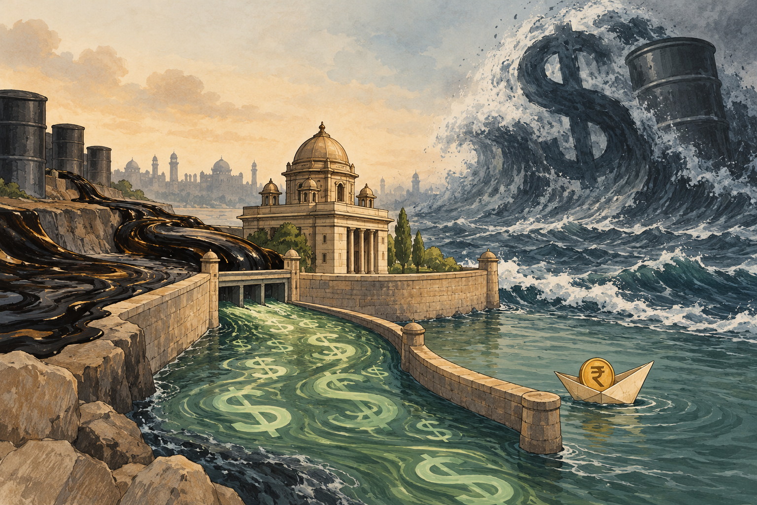India’s rupee defence turns oil shock into an EM dollar-liquidity warning